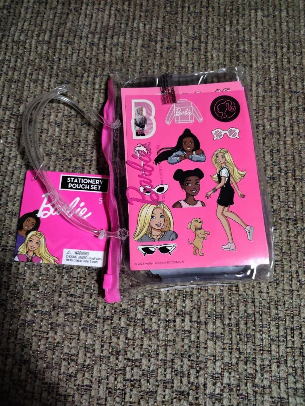 Barbie Stationery Pouch Set Brand New Excellent Condition VERY NICE#308